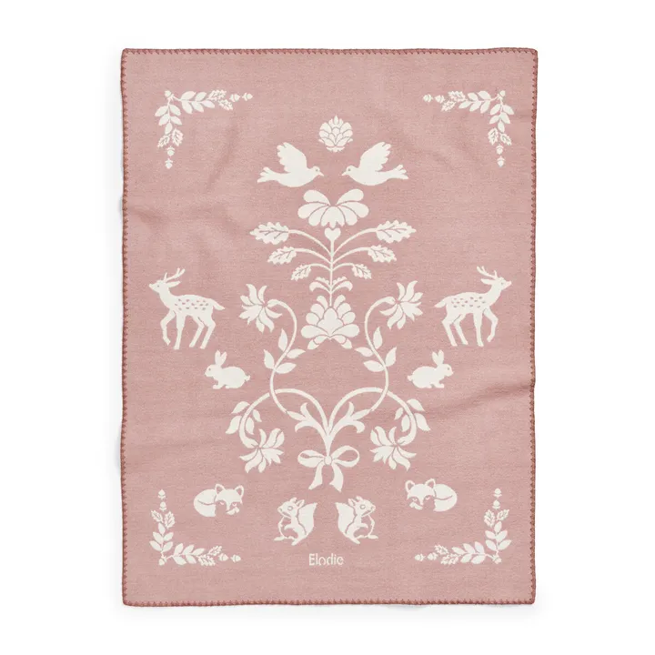  Плед Elodie Details Jacquard Blanket Mulberry Pink — Photo 9