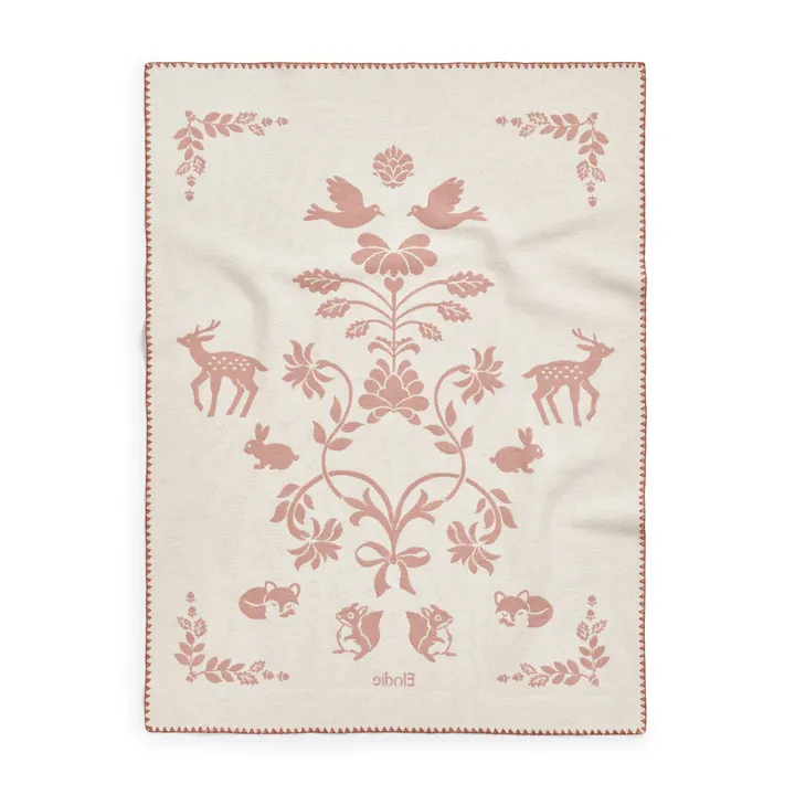  Плед Elodie Details Jacquard Blanket Mulberry Pink — Photo 10