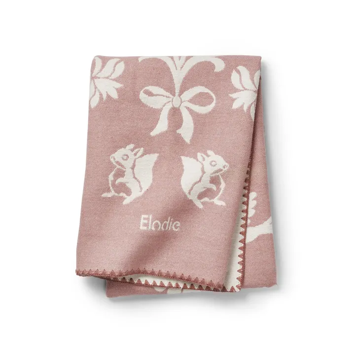  Плед Elodie Details Jacquard Blanket Mulberry Pink — Photo 11