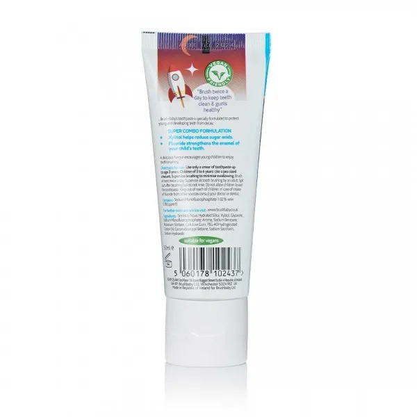 Зубна паста Rocket Blueberry (3+), (Brush-baby) — Photo 5
