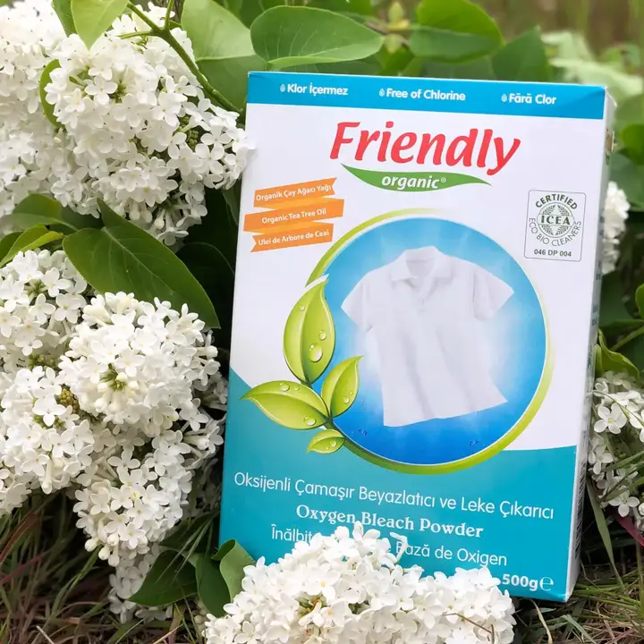 Органічний кисневий порошок для видалення плям Friendly Organic 500 гр — Photo 14