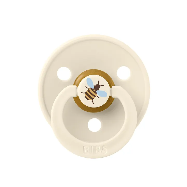 Пустушка Studio Colour Latex Round (кругла) Bumblebee – Ivory 0-6 міс. — Photo 4