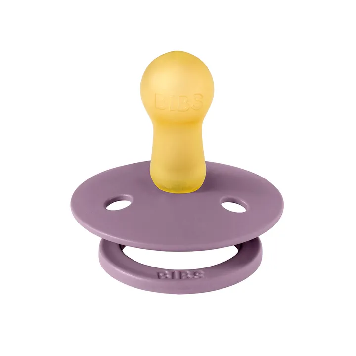 Соска пустушка BIBS Colour Latex Round (кругла) – Mauve 0-6 міс. — Photo 4