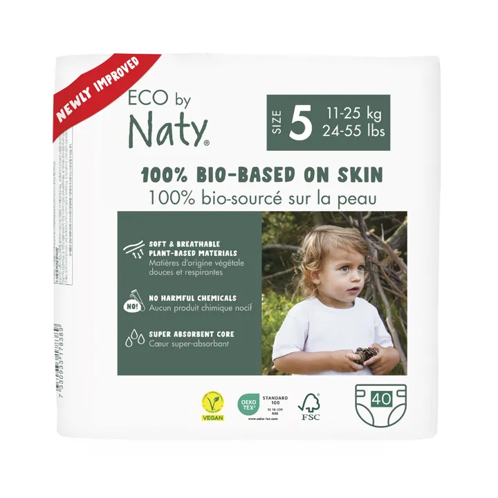 Органічні підгузники Eco by Naty Розмір 5 (від 11 до 25 кг) 40 шт — Photo 9