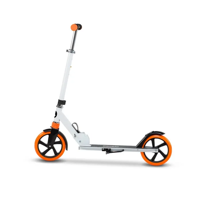 Дитячий самокат Lionelo Luca WHITE ORANGE — Photo 4