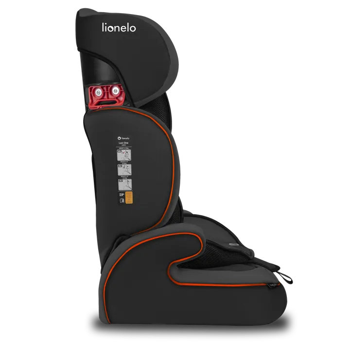 Дитяче автокрісло Lionelo LEVI SIMPLE SPORTY BLACK — Photo 7