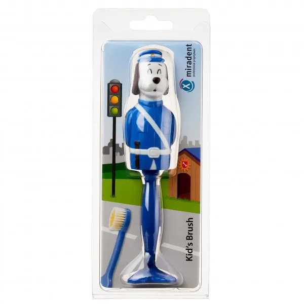 Дитяча зубна щітка Kid's Brush, Policeman Bill, (Miradent) — Photo 3