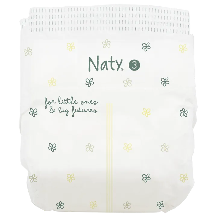 Одноразові дитячі підгузки BioEmbrace "NATY". Розмір 3 (4-9 кг.), 50 шт. в упаковці. — Photo 18