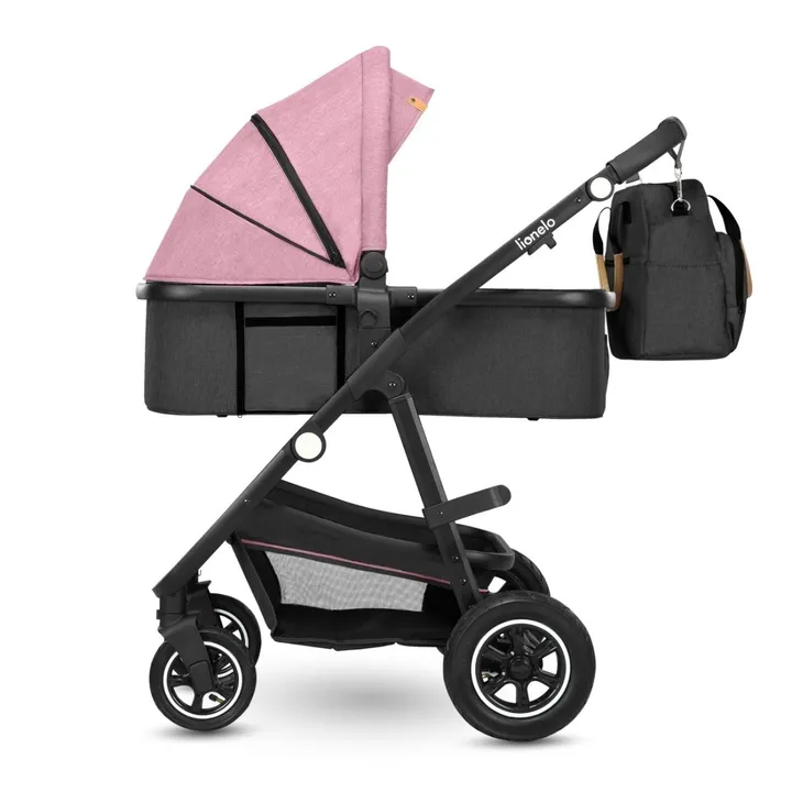 Універсальна коляска 2 в 1 Lionelo AMBER PINK ROSE — Photo 4