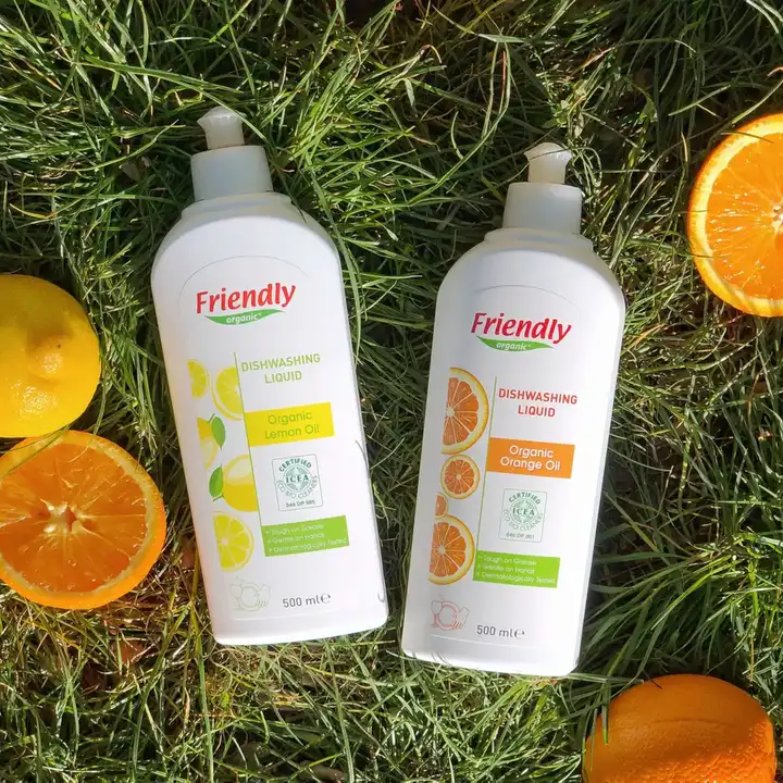 Органічний засіб для миття посуду Friendly Organic з лимонним соком 500 мл — Photo 14