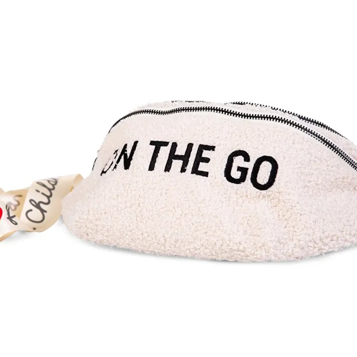 Сумка через плече Childhome Banana bag teddy white, арт. CWBANATW — Photo 15