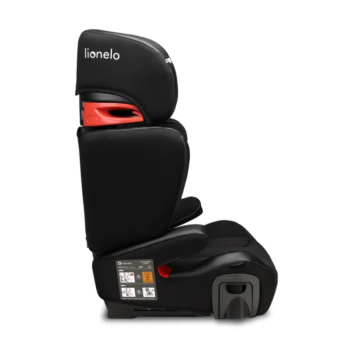Дитяче автокрісло Lionelo HUGO BLACK leather — Photo 6