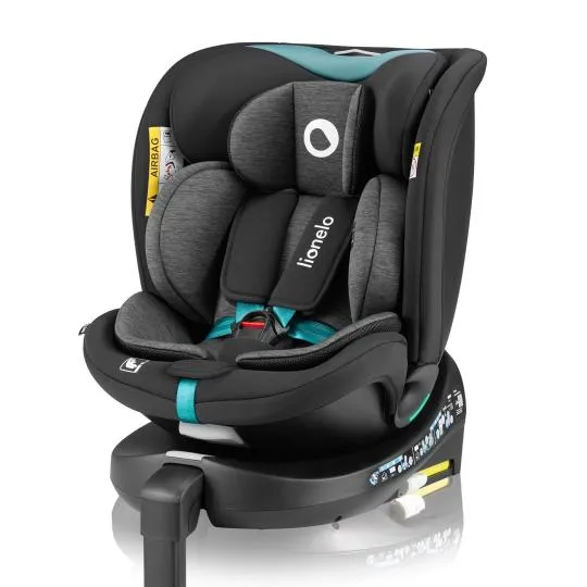 Дитяче автокрісло Lionelo NAVY I-SIZE BLACK TURQUOISE — Photo 4