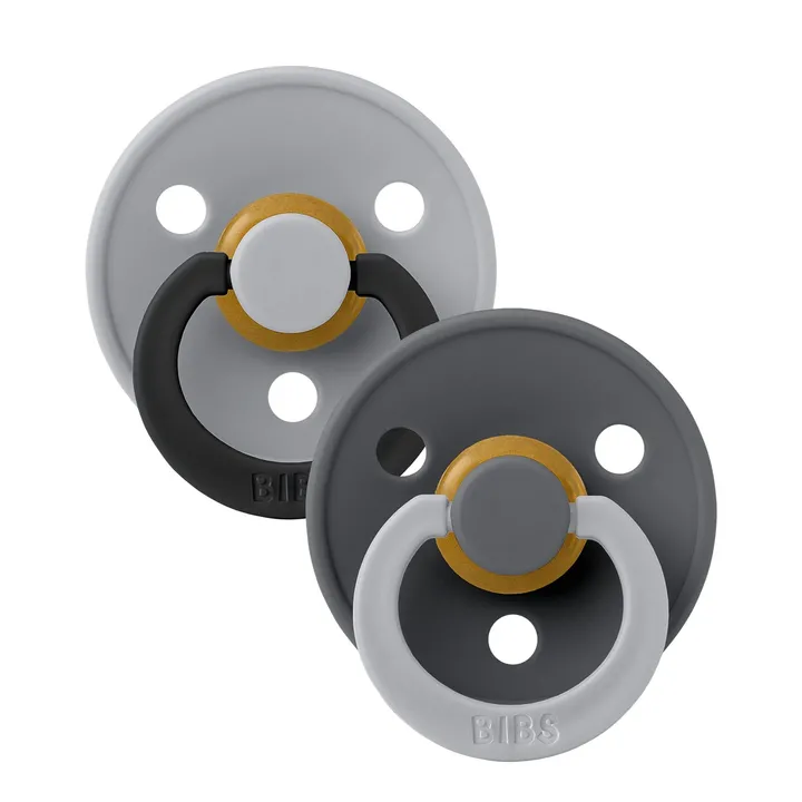 Пустушка Studio Colour 2 PACK Fusion Latex Round (кругла) – Cloud Iron mix (2 в упаковці) 6-18 міс. — Photo 7