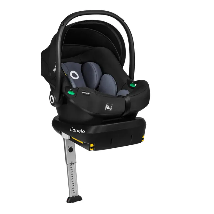 База з автокріслом Lionelo ASTRID I-SIZE SET BLACK GREY — Photo 4
