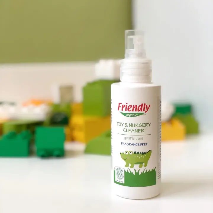 Органічний очищаючий засіб для дитячої кімнати та іграшок Friendly Organic 100 мл — Photo 14