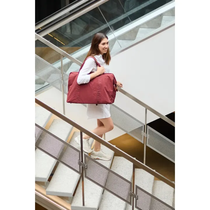 Сумка Childhome Mommy bag Signature burgundy, арт. CWMBBSUBU — Photo 24