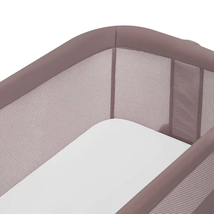 Ліжечко приставне Lionelo LUNA BEIGE TAUPE — Photo 18