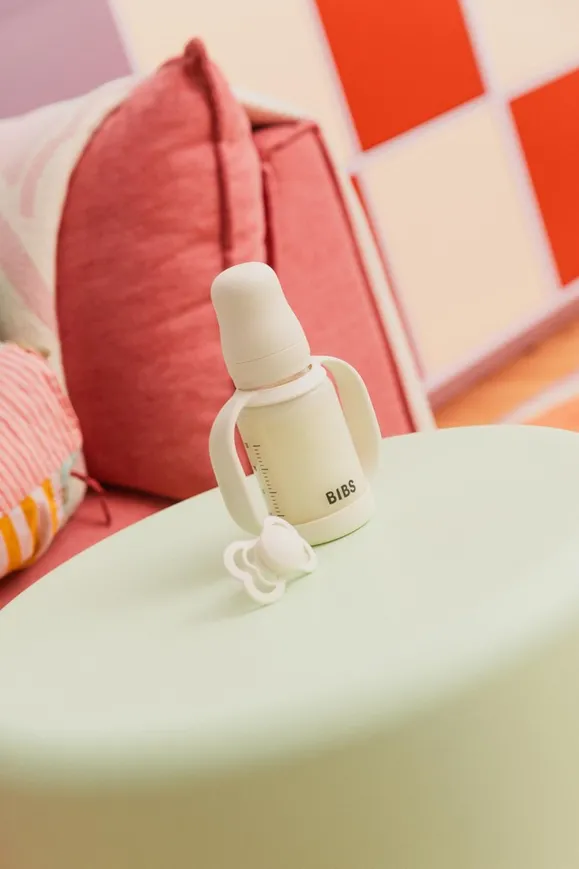 Скляна дитяча пляшечка BIBS Glass Baby Bottle Body 120 мл (повільний потік) — Photo 9