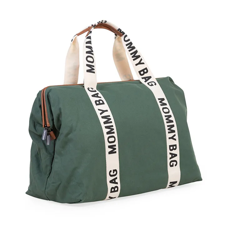 Сумка Childhome Mommy bag Signature canvas green, арт. CWMBBSCGR — Photo 16