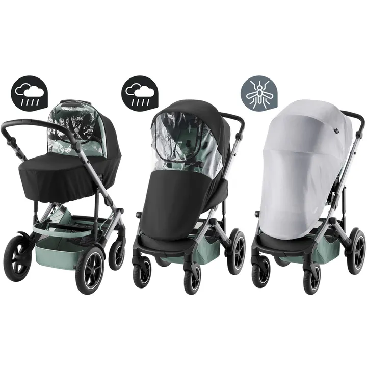Комплект від негоди BRITAX-ROMER SMILE 5Z ( 2 дощовика + москітка) — Photo 4