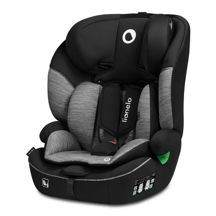 Дитяче автокрісло Lionelo LEVI I-SIZE BLACK GREY — Photo 4