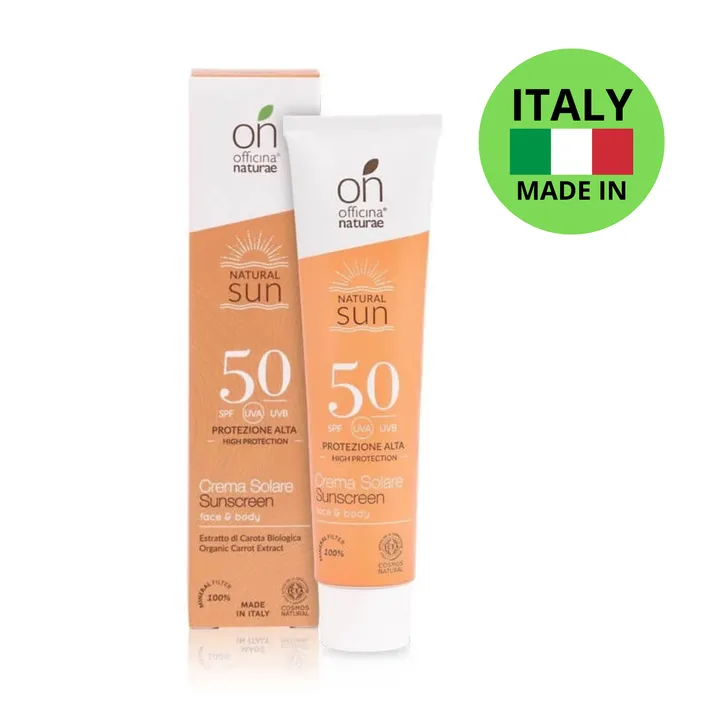 Органічний cонцезахисний флюїд SPF 50 в алюмінієвій тубі Officina Naturae, 75 мл — Photo 10