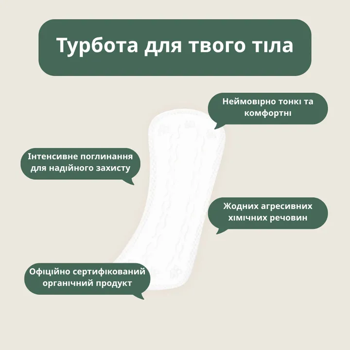Органічні щоденні прокладки Eco by Naty Large 28 шт — Photo 13