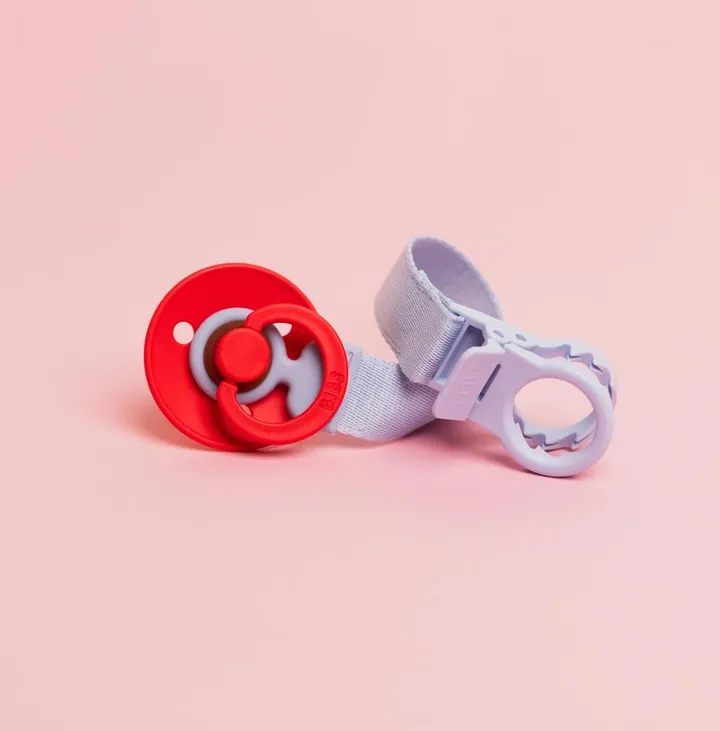 Тримач-стрічка для пустушки з петлею BIBS Pacifier Clip Loop Sage — Photo 29