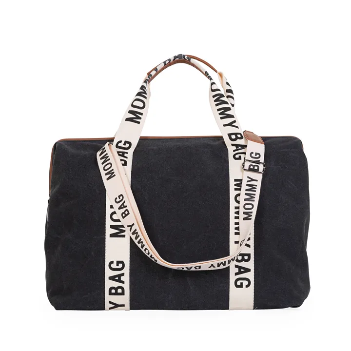 Сумка Childhome Mommy bag Signature canvas black, арт. CWMBBSCBL — Photo 25