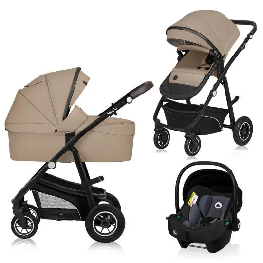 Універсальна коляска 3 в 1 Lionelo BIANKA 3IN1 BEIGE SAND — Photo 4