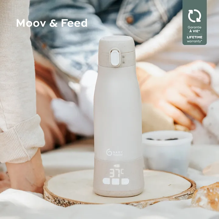 Термос підігрівач для сумішей Moov &amp; Feed бездротовий бежевий — Photo 12
