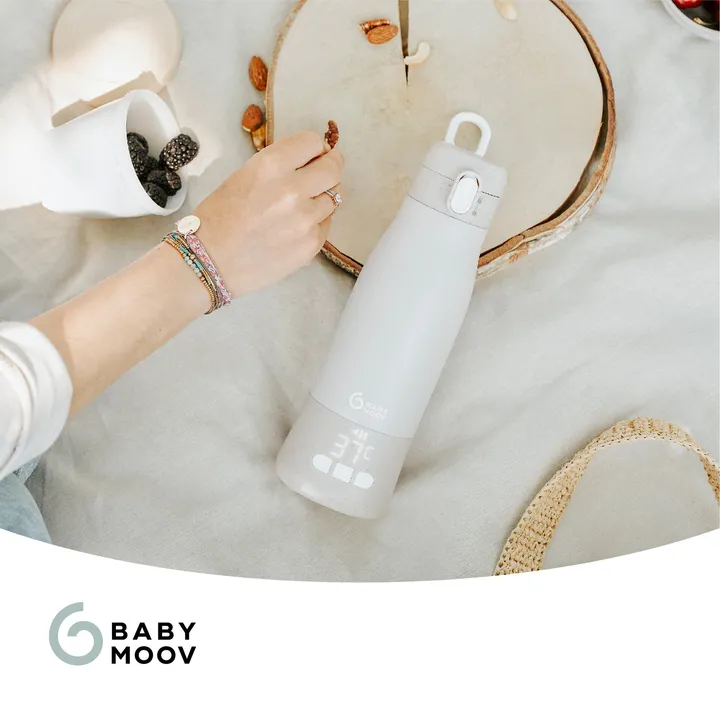 Термос підігрівач для сумішей Moov &amp; Feed бездротовий бежевий — Photo 17