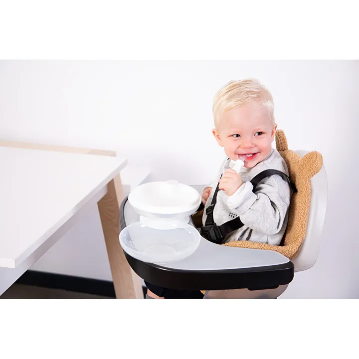 Стілець для годування Childhome Evolu 2 з бампером nut/frosted, арт. CHEVOCHFR — Photo 23