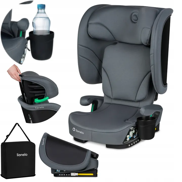 Дитяче автокрісло Lionelo ORIN I-SIZE GREY GRAPHITE — Photo 6