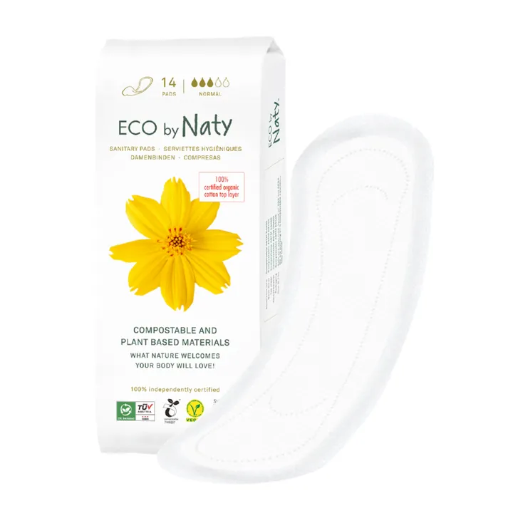 Органічні прокладки Eco by Naty Normal 14 шт без крилець — Photo 8