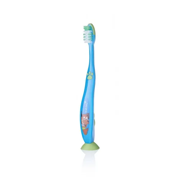 Зубна щітка Flossbrush (від 6 років) - Blue, (Brush-baby) — Photo 6