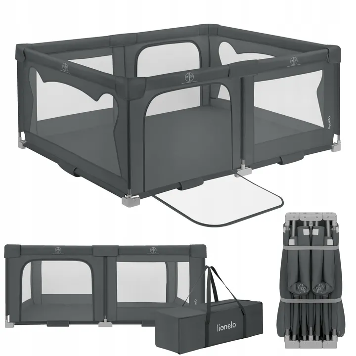 Манеж Lionelo FLORENCE EASY FOLD GREY GRAPHITE — Photo 4