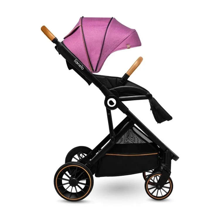 Прогулянкова коляска Lionelo RIYA PINK VIOLET — Photo 3