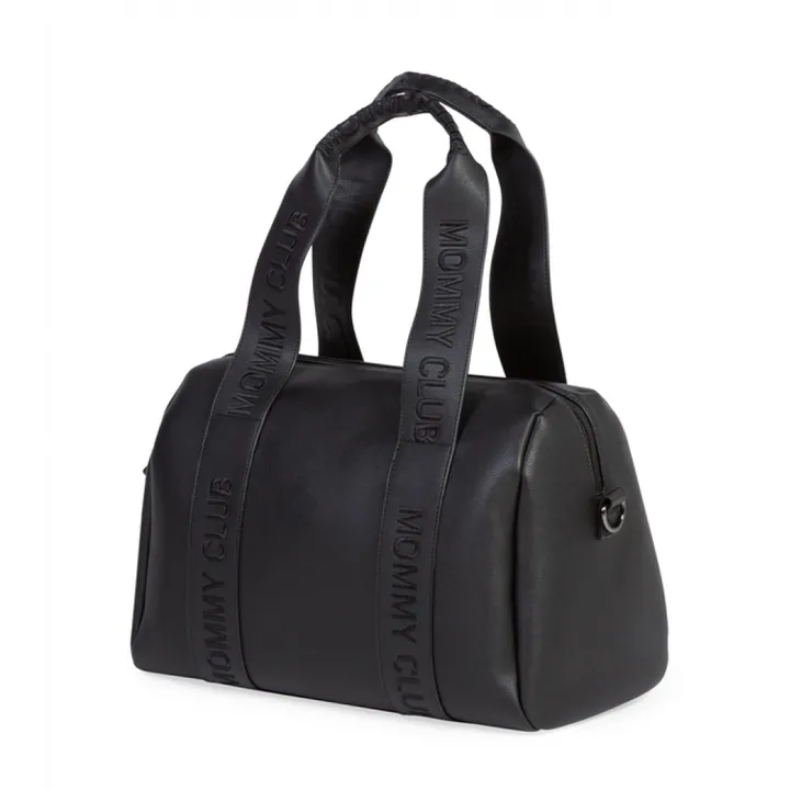 Сумка Childhome Mommy club Signature vegan leather black, арт. CWMCSLBL — Photo 15
