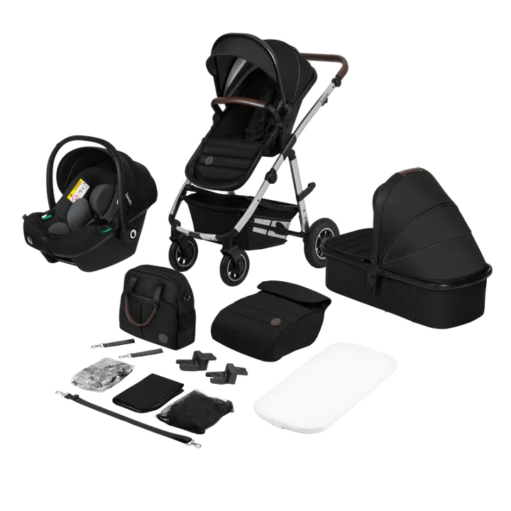 Універсальна коляска 3 в 1 Lionelo AMBER BLACK SILVER — Photo 10