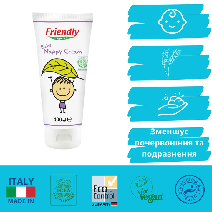 Органічний крем під підгузник Friendly Organic 100 мл — Photo 8