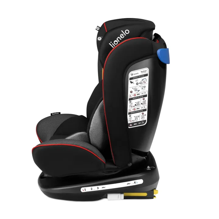 Дитяче автокрісло Lionelo BASTIAAN SPORTY BLACK — Photo 5