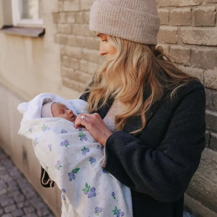 Плед Elodie Details Pointelle Blanket Blueberry Bliss — Photo 18