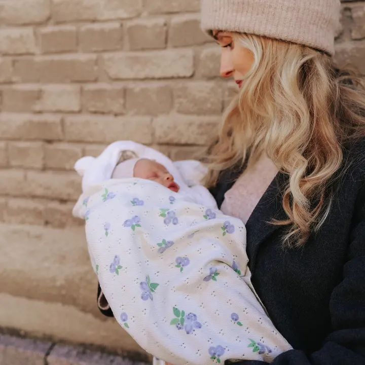 Плед Elodie Details Pointelle Blanket Blueberry Bliss — Photo 19