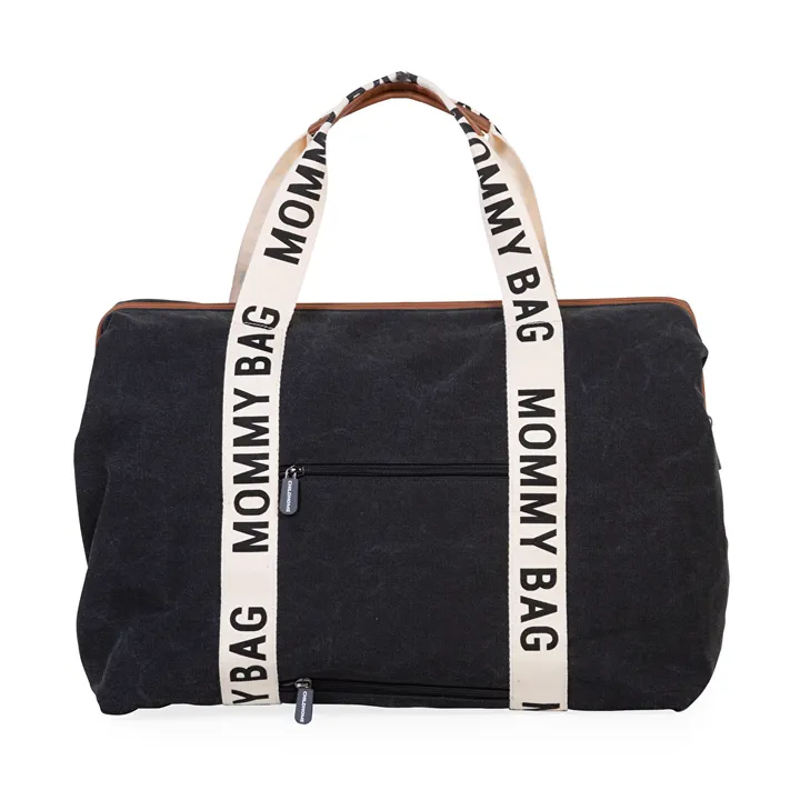 Сумка Childhome Mommy bag Signature canvas black, арт. CWMBBSCBL — Photo 24