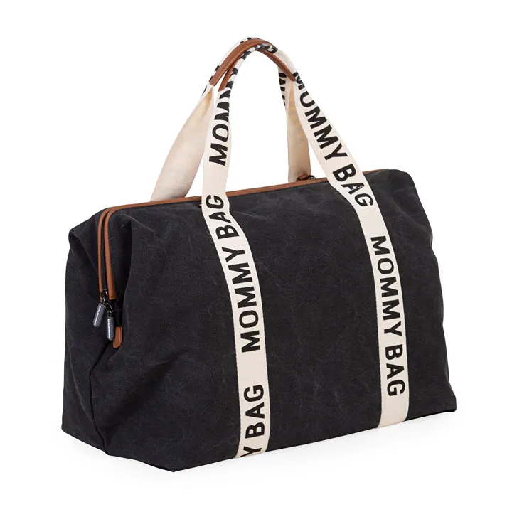 Сумка Childhome Mommy bag Signature canvas black, арт. CWMBBSCBL — Photo 16