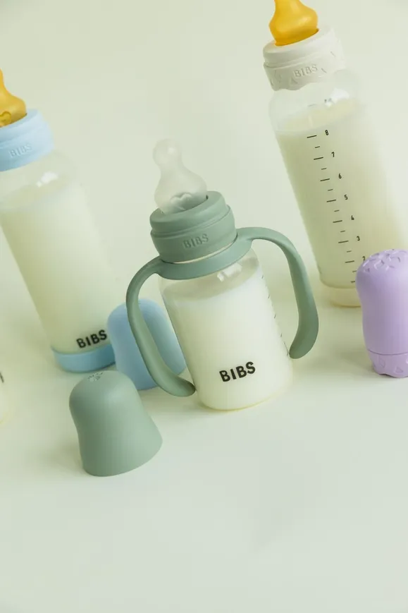 Ручки для дитячої пляшечки BIBS Baby Bottle Handle Sage — Photo 5