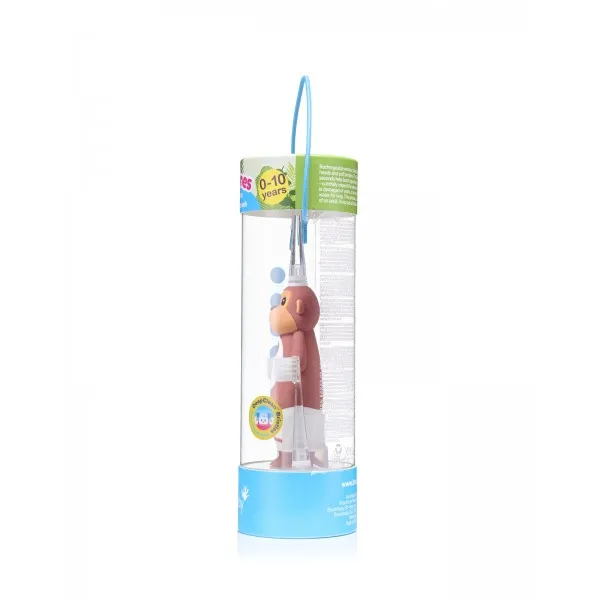 Електрична зубна щітка Sonic Toothbrush (0-10 років) - Мавпочка, (Brush-baby) — Photo 7