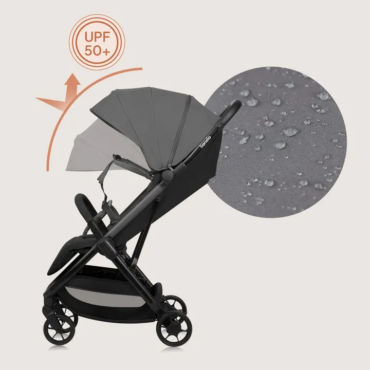 Прогулянкова коляска Lionelo JULIE AIR GREY STONE — Photo 10
